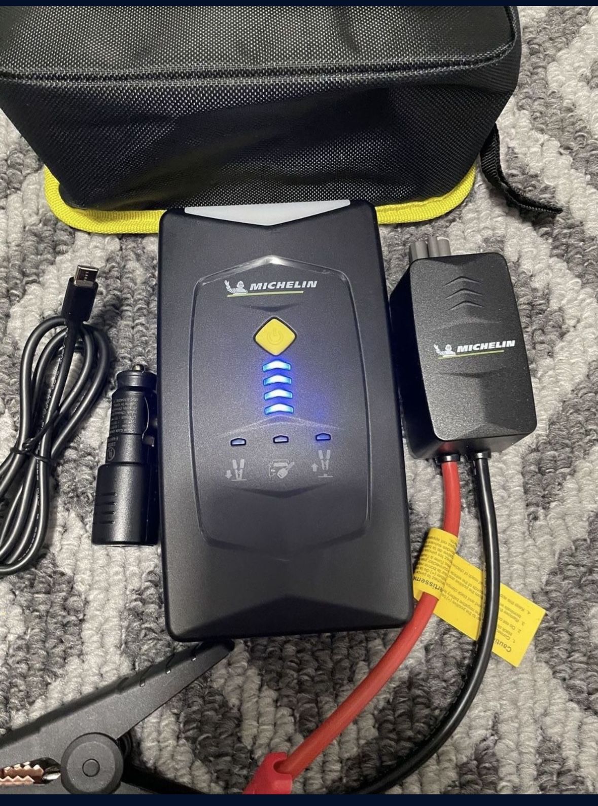 Michelin Portable Jump Starter and 10,000mAh LiFePO4 Power Bank.