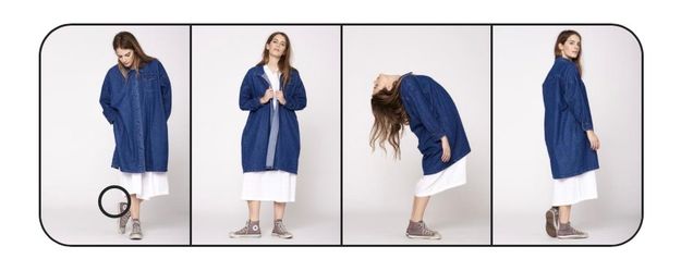 The Nena Jacket Lightweight Denim Jacket Size M/L
