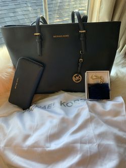Navy Michael Kors purse