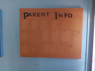 NICE LARGE PEGBOARD FOR SALE