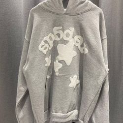 Grey Spider Hoodie