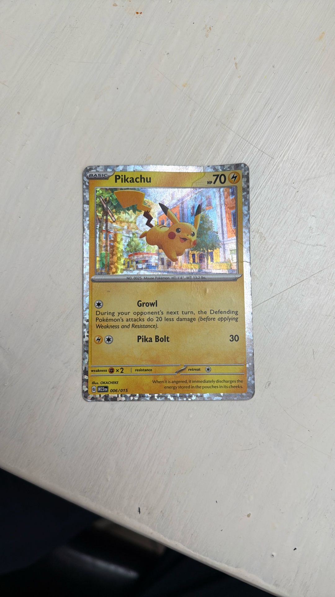 pikachu hp 70 basic