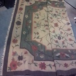 Mid Century Tabriz Wool Carpet Excellent Condition 