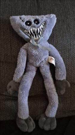 Poppy Playtime Special-Grey Huggy wuggy Rare plush
