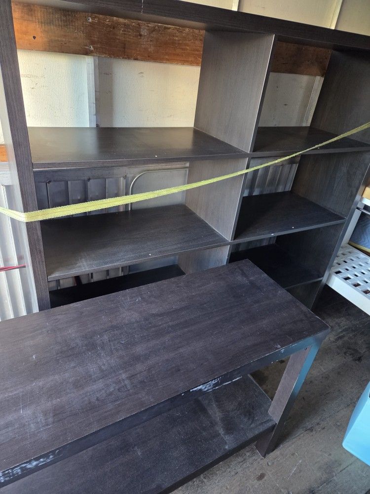 Free IKEA Shelf & Console Table