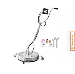 22” Stainless Steel Pressure Washer Surface Cleaner – 4000 PSI – Brand New