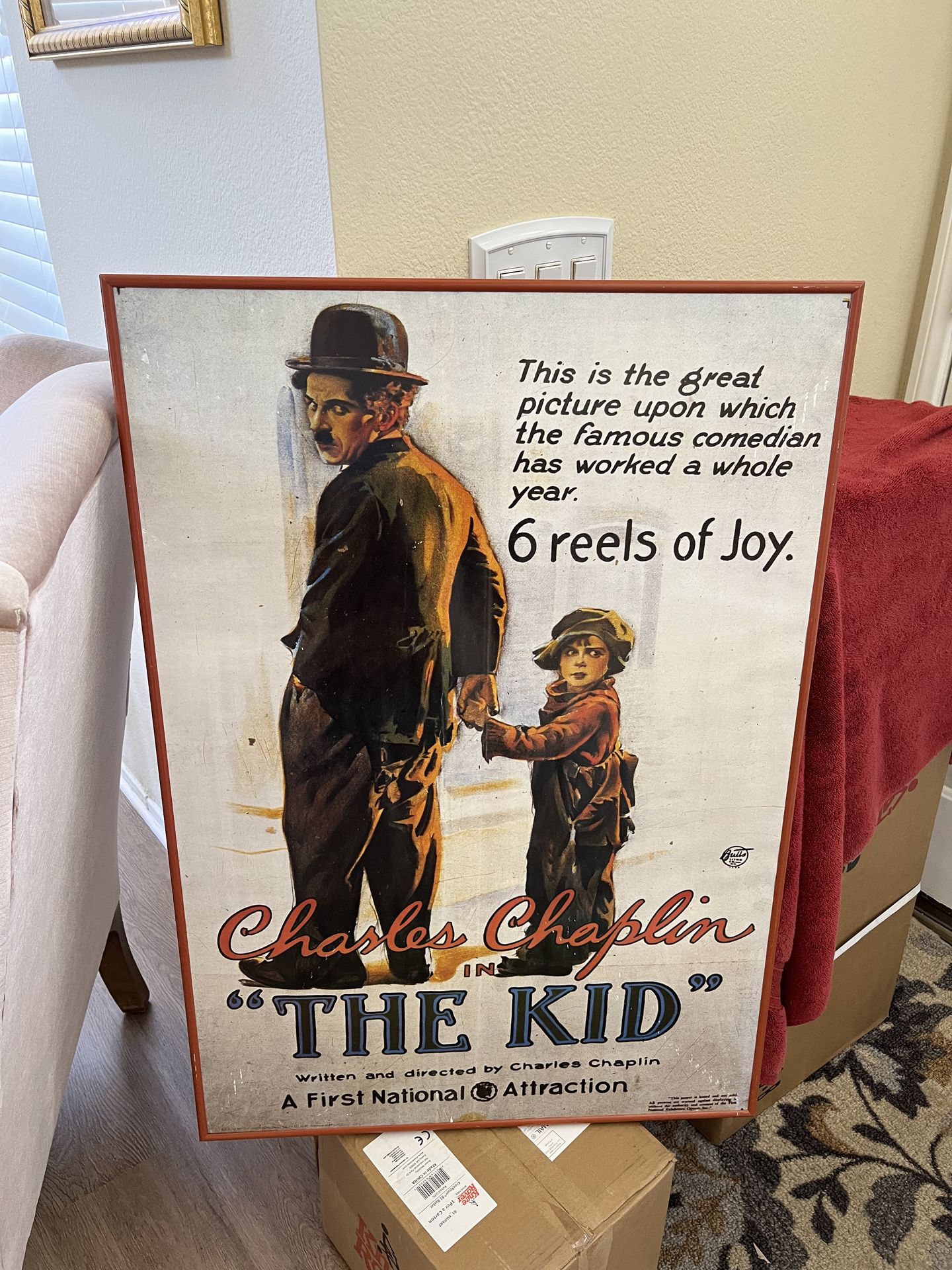 Vintage Charlie Chaplin Poster