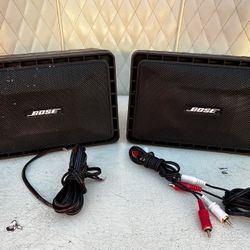 Bose Roommate Powered Stereo Speakers Pair – 30W Max – Cables Included