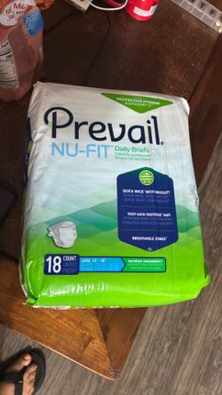 Prevail nu fit daily  briefs 18 count  large
