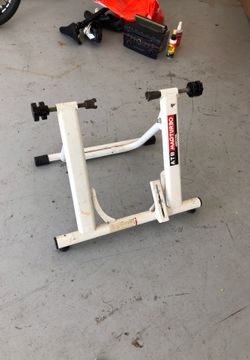 Stationary bike trainer