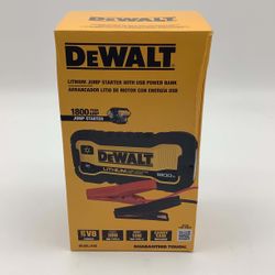 Dewalt 1800 Peak Amp Jump Starter/USB Power Bank - DXAELJ18C