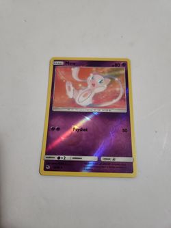 Mew hidden Fates Reverse holo