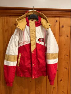SF 49ERS PRO PLAYER JACKET SIZE MEDIUM. BRAND NEW WITH TAGS.