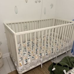 Crib With Mattress 