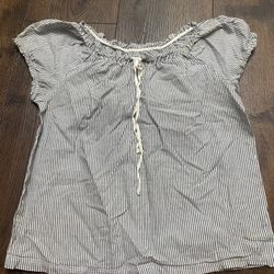 Womans Striped Gap Shirt Size Small #19