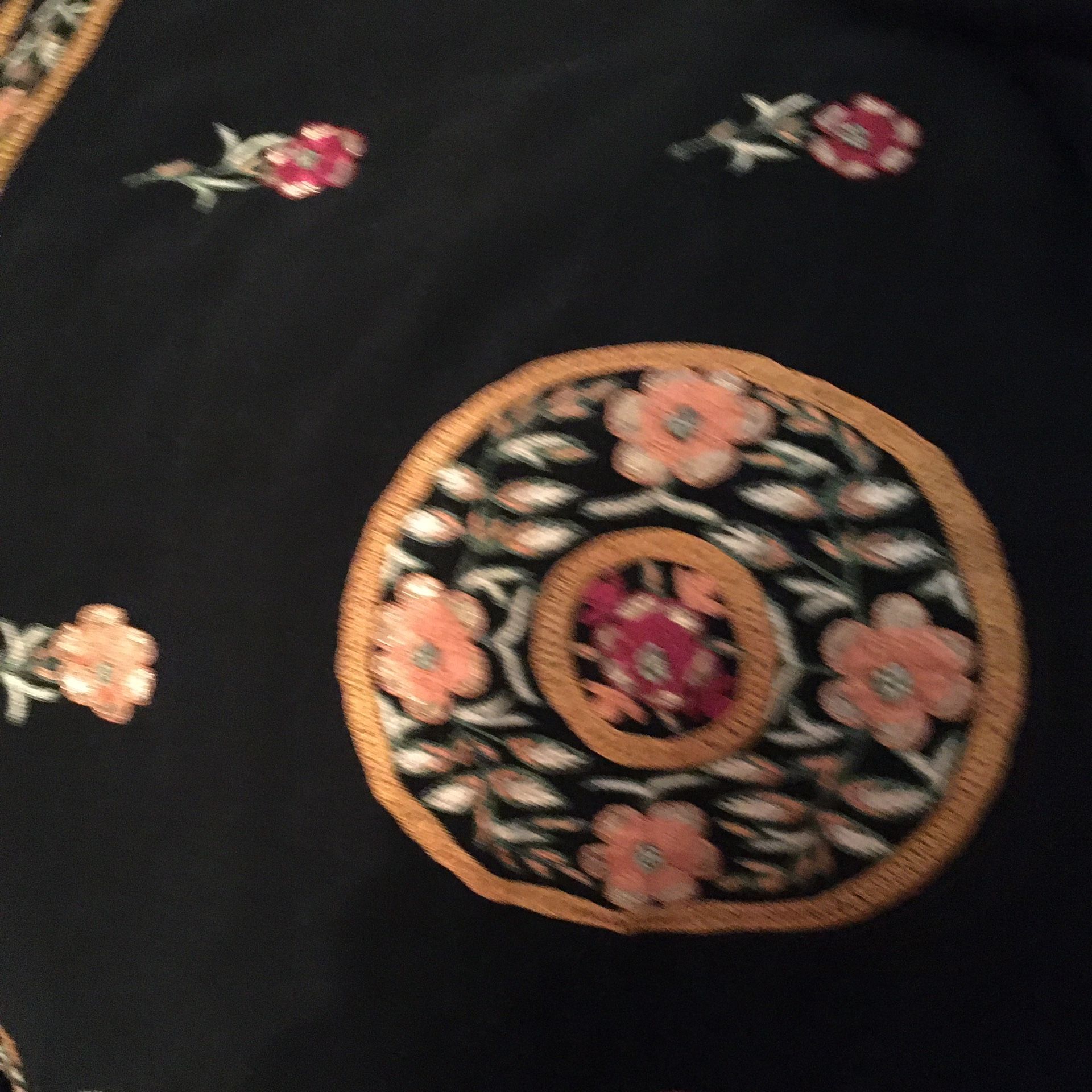 SAREE PURE CHIFFON EMBROIDERED SAREE WITH Blouse & skirt .