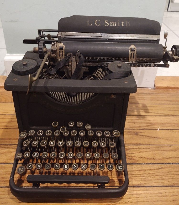 LC Smith Typewriter