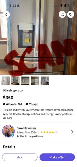 Beware scammer