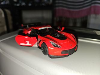 Corvette C7.R red scale 1/36