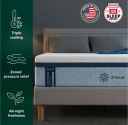 Zinus Ultra Cooling Green Tea Memory Foam Mattress