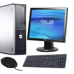 Windows 10 Dell Optiplex 755 Pc With Monitor Mouse And Keyboard