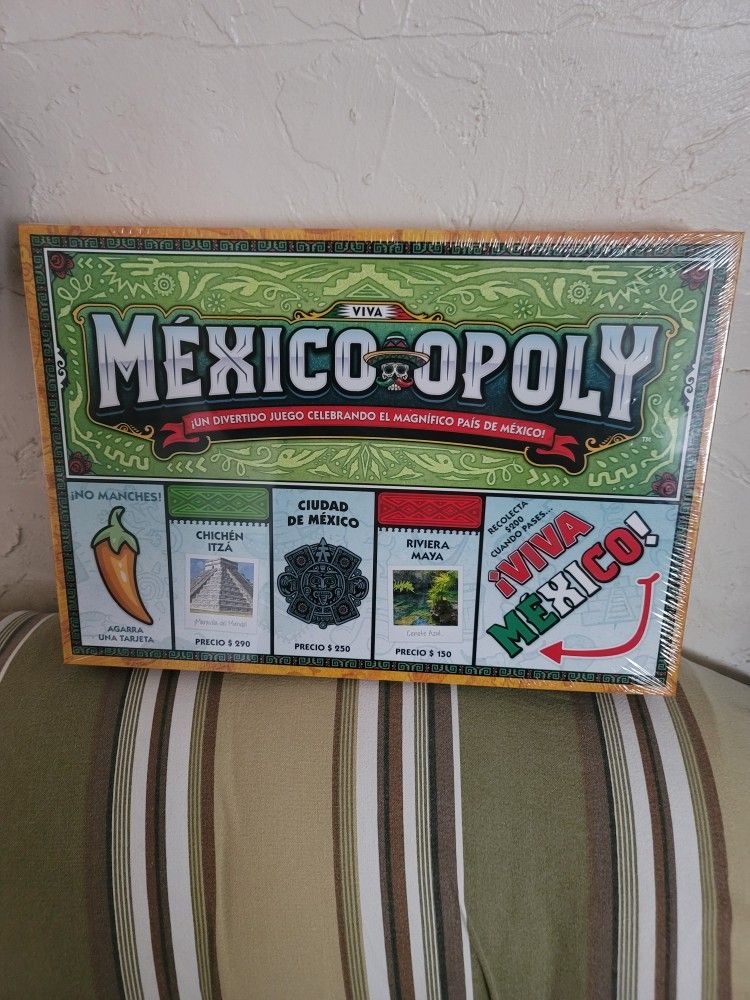 MEXICO OPOLY BOARD GAME In SPANISH