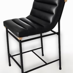 Modern Black Bar Stools (Set of 4)