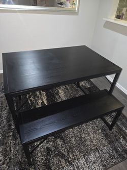 Black Dining Set