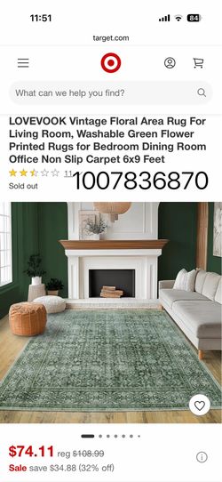 Target new rug