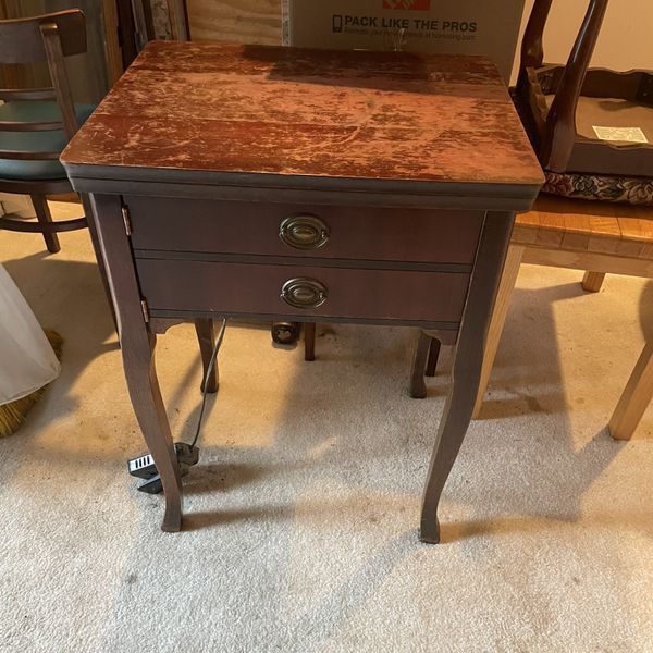 PENDING! Antique Cherry Wood Sewing Table for Sale in Mukilteo, WA