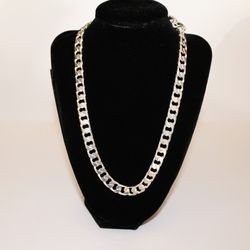 24in Pure Silver 925 Chain For Mens Jewelry 