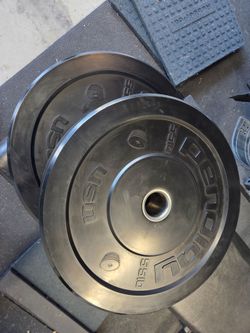 55lb bumper plates