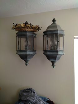 Antique large outdoor sconce lights
