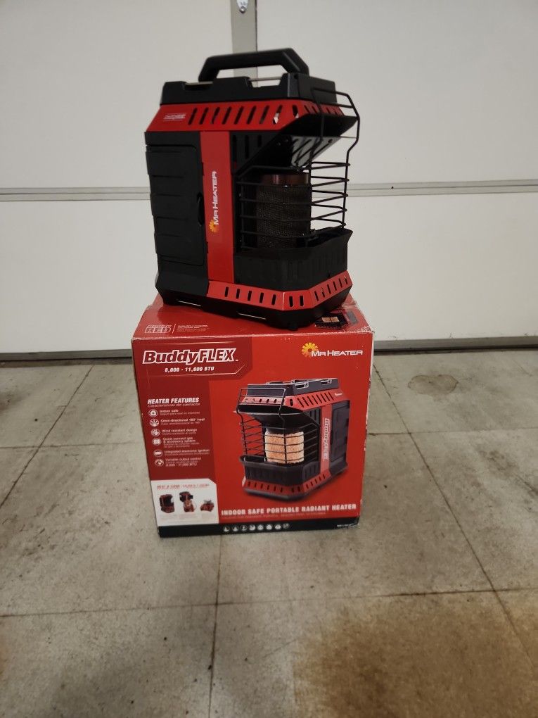 Lightly used Mr Heater Buddyflex Portable Radiant Heater