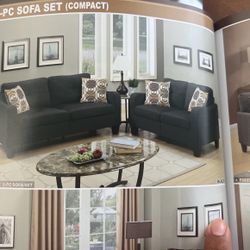 2 Piece Sofa Set 