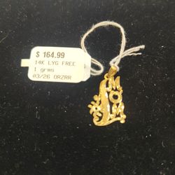 Gold pendant