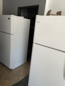 Refrigerator and propane tanks