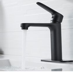Black Bathroom Faucet 