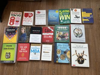 Book Sale - Tech, Business, Fiction, Cookbooks