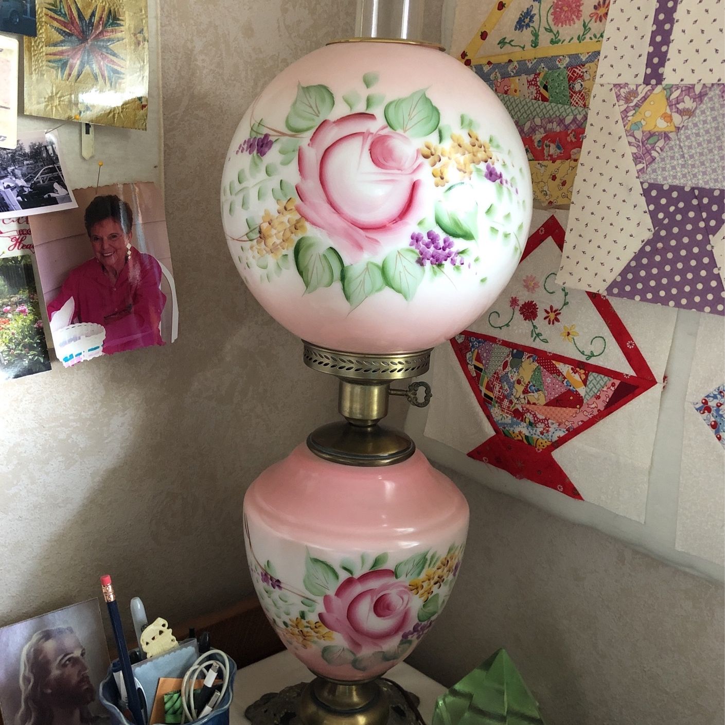 Vintage Gone with the wind lamp/Sale!!