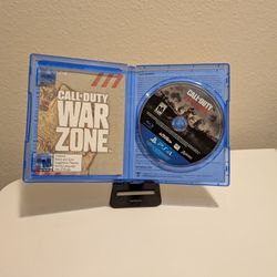 PS4 Call If Duty War Zone