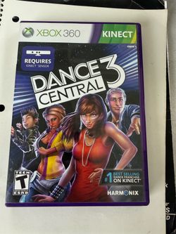 Dance central 3.   X box 360