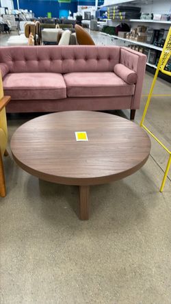 Round Wood Coffee Table