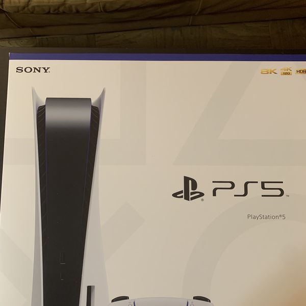 Sony Playstation 5 Blue Ray Disk Console Version Local Meet Up For