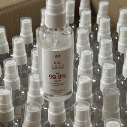 Box of 112 Hand Sanitizer Sprays – 70% Alcohol, 3oz Bottles