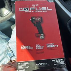 Milwaukee 3/8” Impact M18 FUEL GEN-3 18V Lithium-Ion Brushless Cordless 3/8 in. Compact Impact Wrench with Friction Ring (Tool-Only)