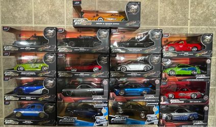 Jada Toys 1:24 Fast & Furious Cars Lot
