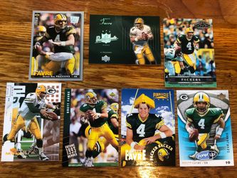 Brett Fabre football card vintage 7 card collection-all excellent condition