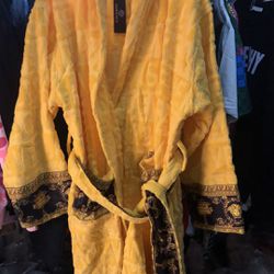Yellow Versace Robe.  Medium 