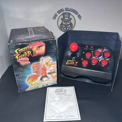 Street Fighter II Plug and Play Arcade Fight Stick Open Box Collectible MSI